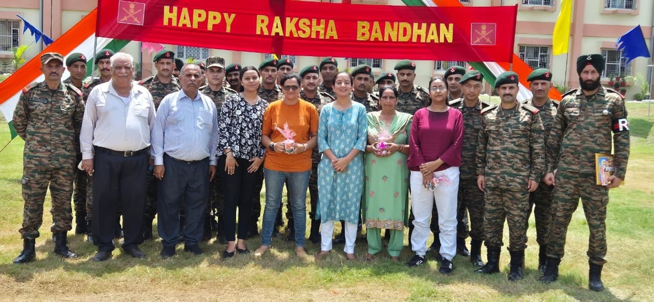 Raksha Sutr Program with Army, community outreach, Shakti Udghosh Foundation.