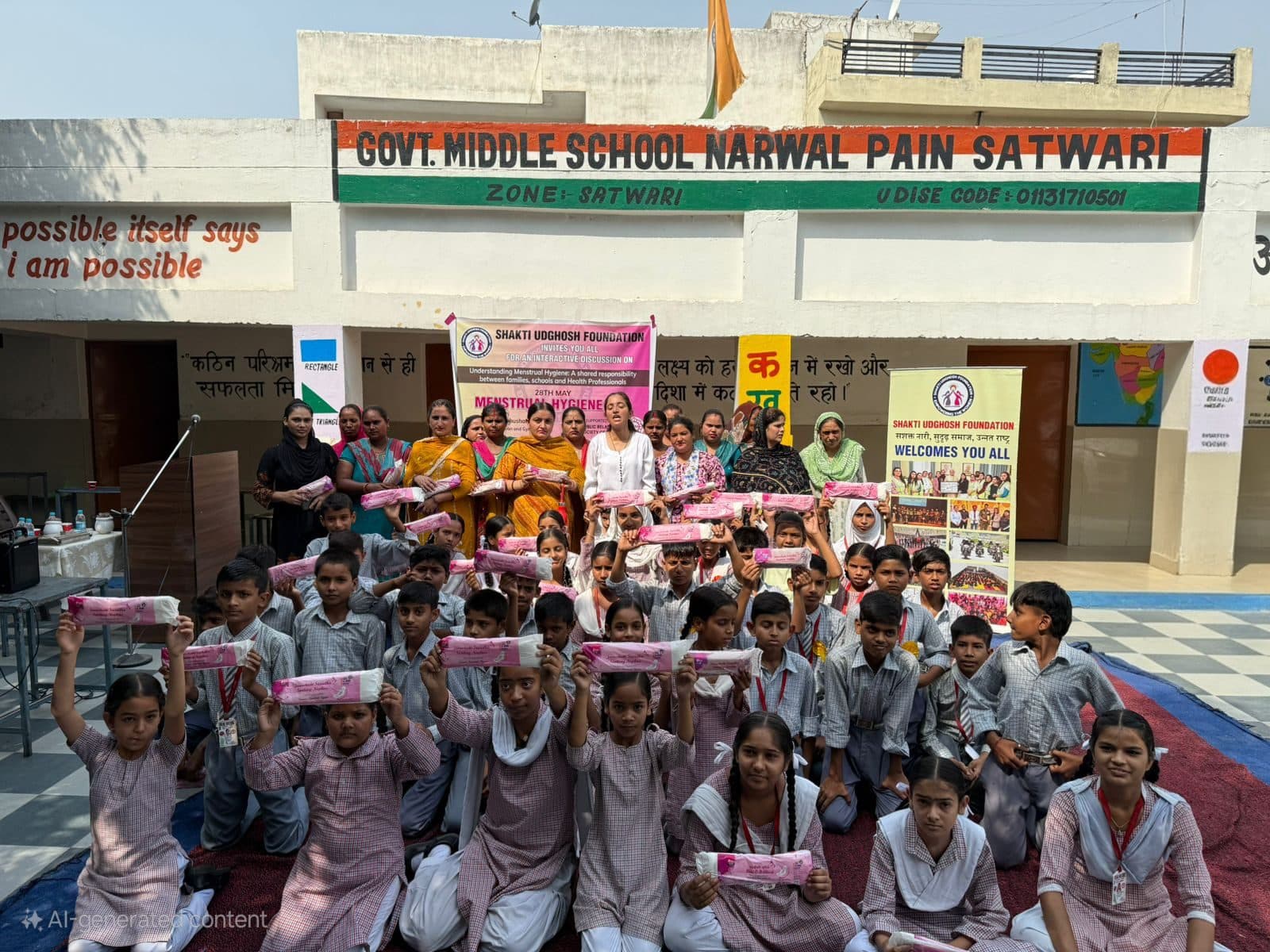Health Hygiene, health & hygiene drive, Shakti Udghosh Foundation.