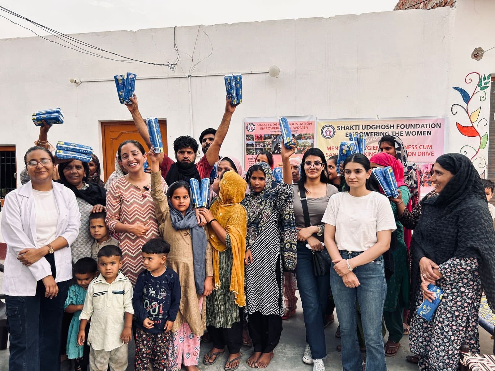 Menstrual hygiene, health & hygiene drive, Shakti Udghosh Foundation.