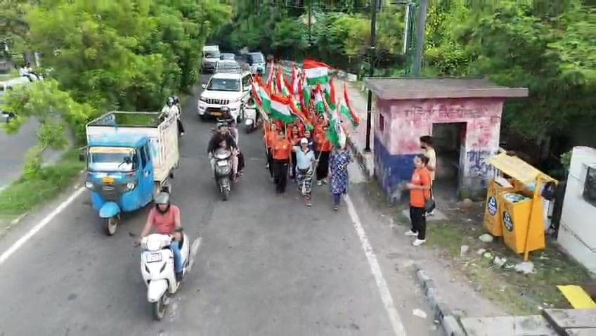 Tiranga march through Jammu